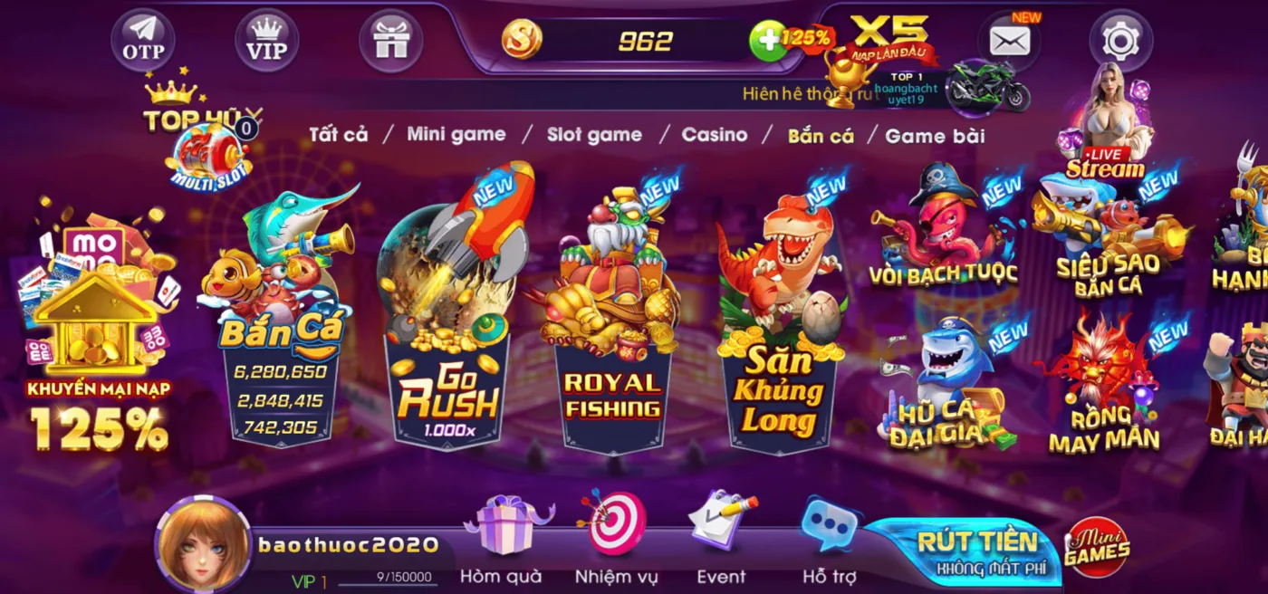 game bài nổ hũ sanvip